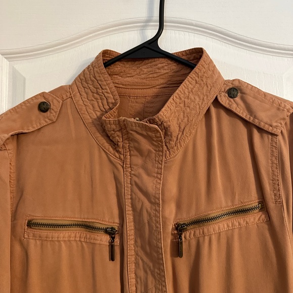 Max Jean's Drawstring Jacket - Rust / Large - Picture 2 of 5
